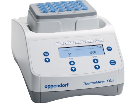Eppendorf ThermoMixer<sup><sup>&reg;</sup></sup>_F0.5 for mixing of 0.5 mL vessels