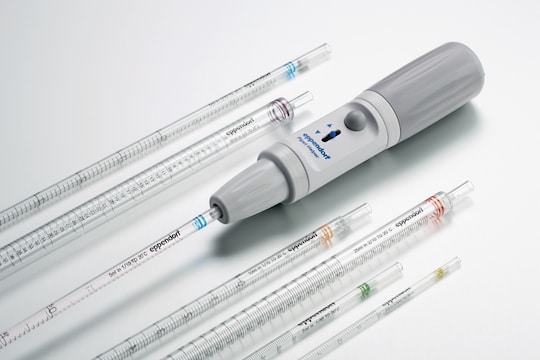 Eppendorf Pipet Helper® with Eppendorf Serological Pipets for 50 mL, 25 mL, 10 mL and 2 mL
