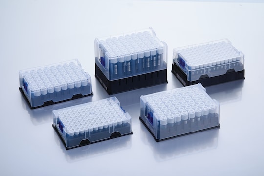 Eppendorf CryoStorage Vial racks for storing samples at cold temperatures like -80°C in the ULT freezer