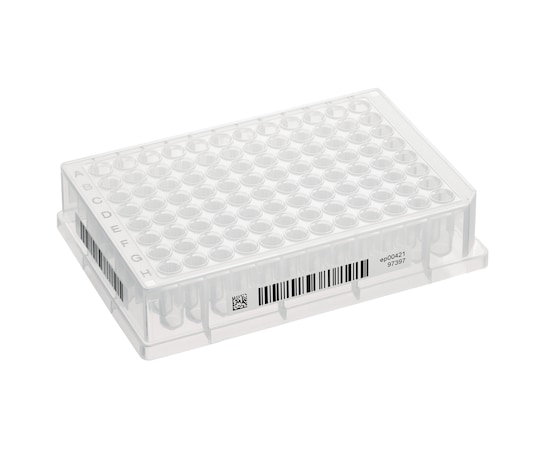 Barcoded Eppendorf DWP 500 _MICRO_L with SafeCode for high-throughput sample handling and longterm storage within ULT freezer