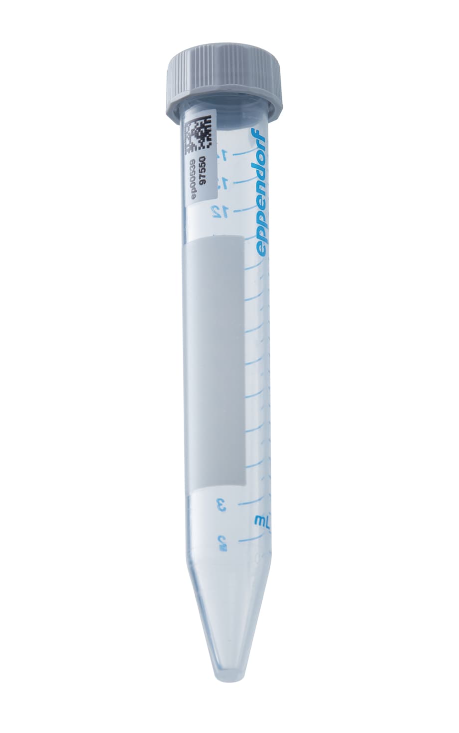 Eppendorf 15 mL conical tube with SafeCode ID 15 mL conical tube with Eppendorf SafeCode barcode label to ensure safe sample identification