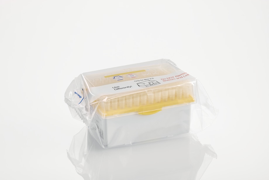 Eppendorf biobased tips: Sterile reload system for 200 µL tips