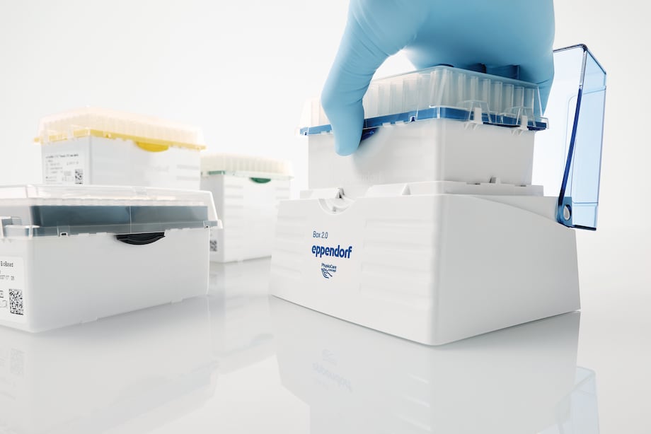 Eppendorf biobased tips: Sterile reload system for tips