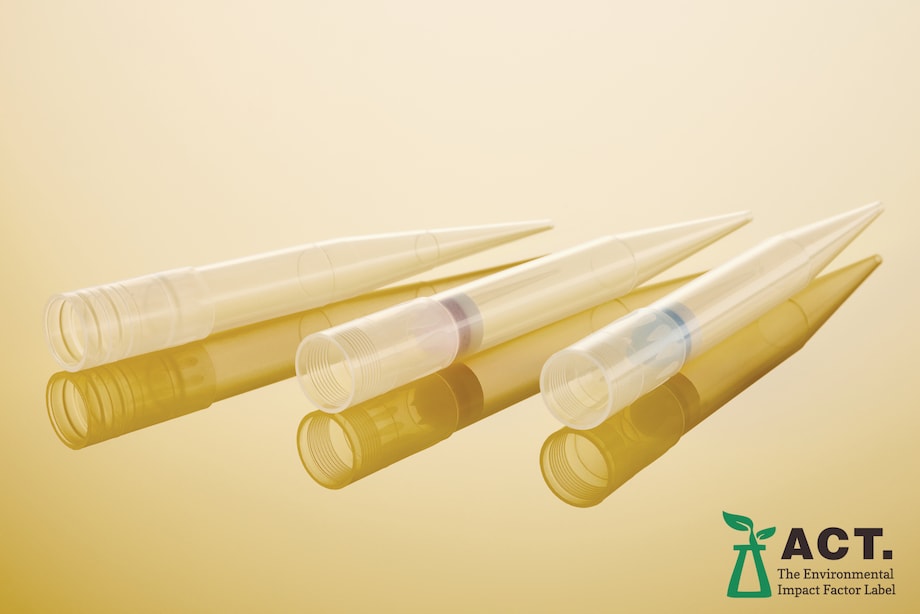 Eppendorf biobased tips: Made of 100% recycled material