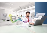 Lab Manager using digital lab solutions to monitor and manage the laboratory.