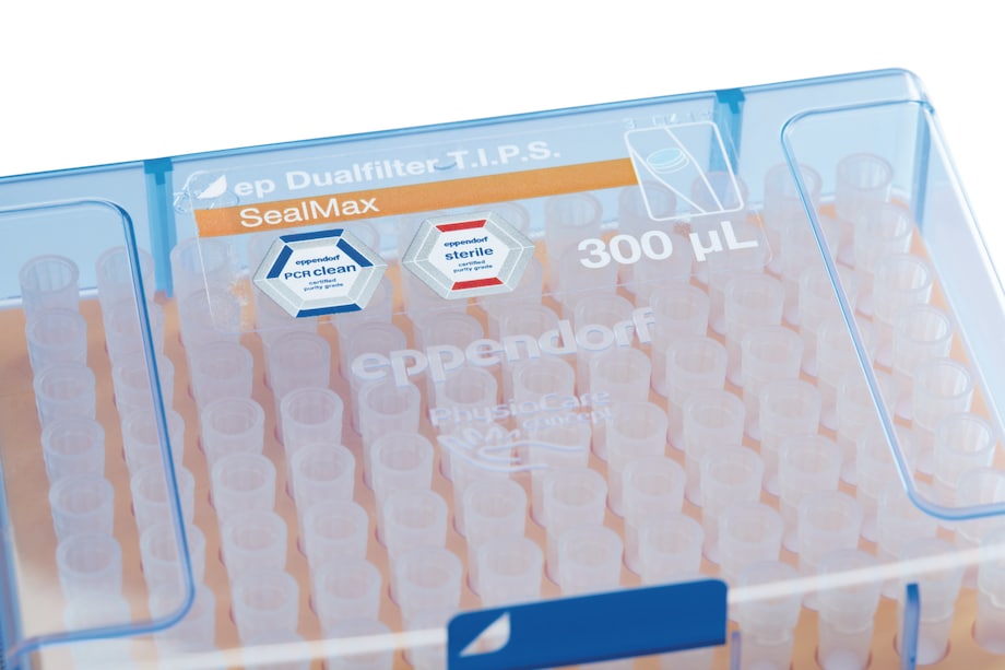 ep Dualfilter T.I.P.S. SealMax Rack 300 µL lid, pcr clean, sterile