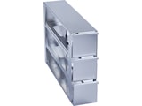 Metal drawer rack for (5.0 in/ 127 mm) storage boxes in Eppendorf ULT freezer (3-compartment) - (6001012510)