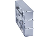 Metal drawer rack MAX for (5.0 in/ 127 mm) storage boxes in Eppendorf ULT freezer (3-compartment) - (6001072510)