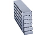 Metal drawer rack 5th MAX for (2.0 in/ 53 mm) storage boxes in Eppendorf ULT freezer (5-compartment) - (6001082210)