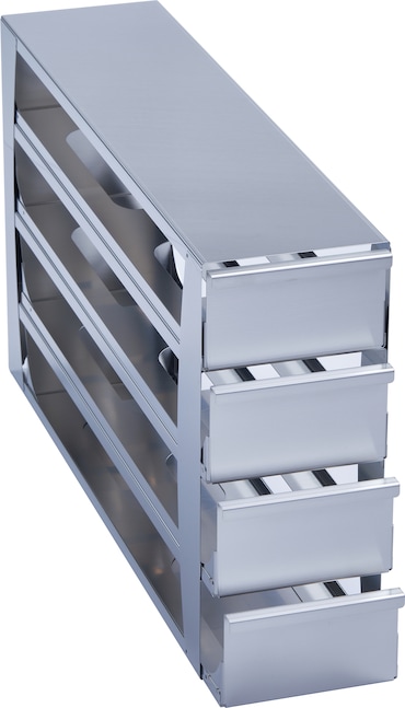 Metal drawer rack 5th MAX for (3.0 in/ 76 mm) storage boxes in Eppendorf ULT freezer (5-compartment) - (6001082310)