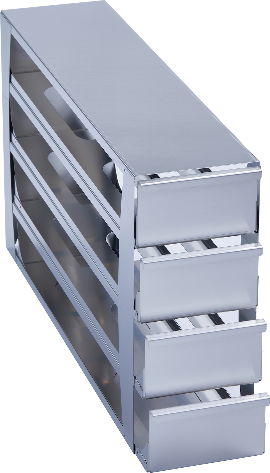 Eppendorf ULT freezer racks: Drawer Metal drawer rack 5th MAX for (3.0 in/ 76 mm) storage boxes in Eppendorf ULT freezer (5-compartment) - (6001082310)