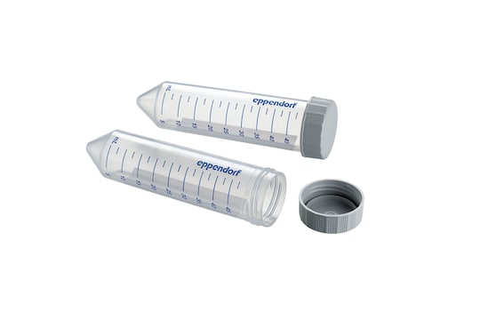 50 mL conical tubes displayed with lid on and lid off