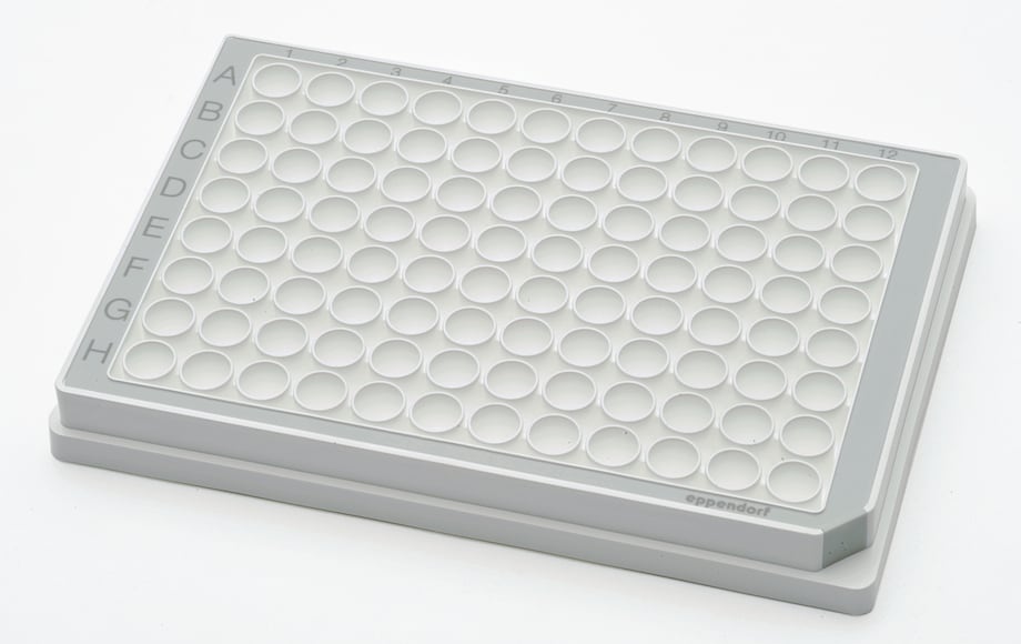 White 96-well microplate for luminescent assays White 96-well microplate for luminescent assays