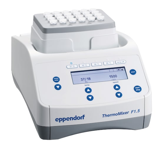 Eppendorf ThermoMixer_F1.5 for mixing of 1.5 mL vessels