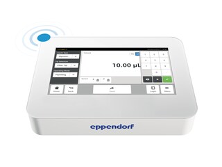 The Pipette Manager touch server acts as control panel for connected Eppendorf pipettes