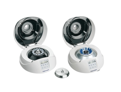 Entry-level mini centrifuges – MiniSpin<sup>&reg;</sup> and MiniSpin<sup>&reg;</sup> plus with open lid