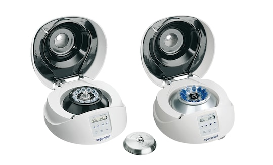 Entry-level mini centrifuges – MiniSpin® and MiniSpin® plus with open lid