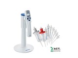 The Multipette E3 multi-dispenser pipette bundle includes a Charger Stand 2