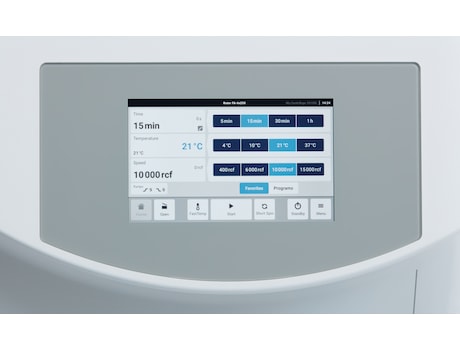 Connected benchtop Centrifuge 5910_Ri with touch interface