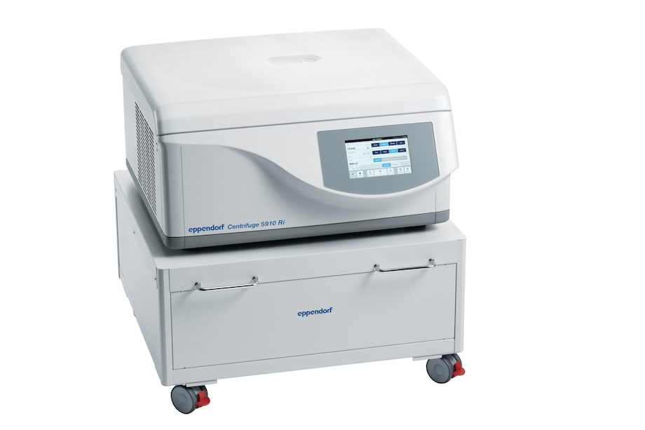Centrifuge 5910 Ri side view, closed
