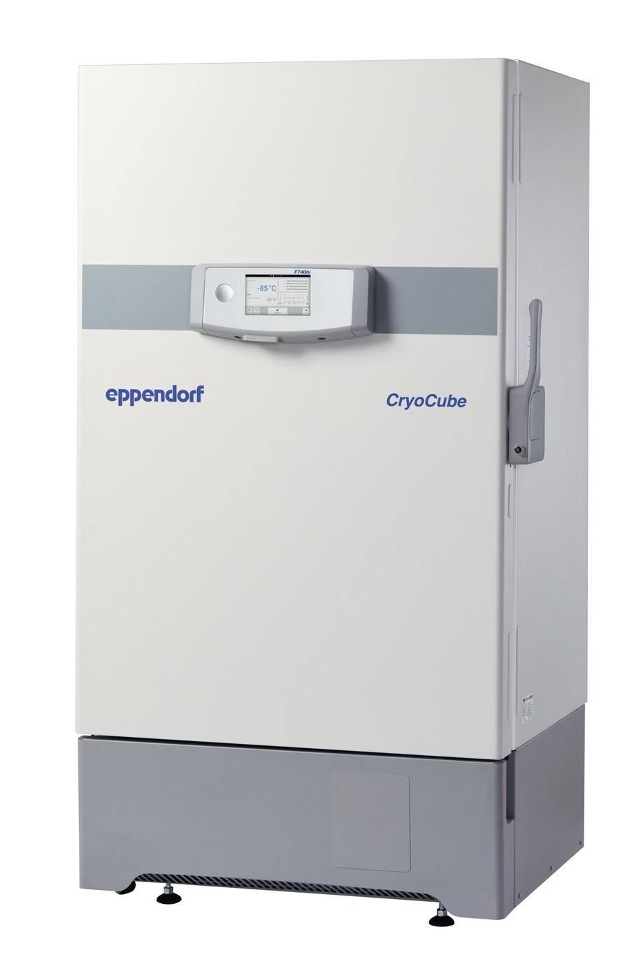 Eppendorf CryoCube® F740hi ULT freezer: Angled view Eppendorf CryoCube_REG_ F740hi ULT freezer can store up to 576 freezer boxes