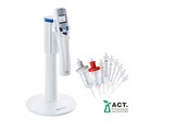 The Repeater E3x multi-dispenser pipette bundle includes a Charger Stand 2