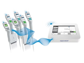 The Pipette Manager touch server acts as control panel for connected Eppendorf pipettes