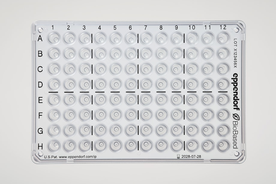 Eppendorf PCR twin.tec plate BioBased: Easy identification