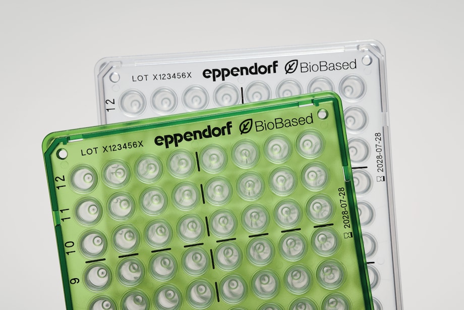 Eppendorf PCR twin.tec plate BioBased: Green, clear & biobased