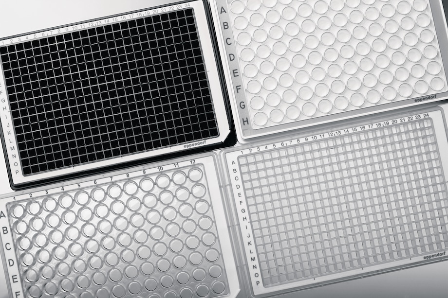 Four microplates, 384-well black and transparent plate, 96-well white and transparent plate Four microplates, 384-well black and transparent plate, 96-well white and transparent plate
