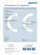 Certificate of EU Conformity Declaration – DASGIP® TCSCB with Bioblock