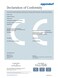 Certificate of EU Conformity Declaration – DASGIP® TC4SC4-D