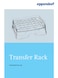 Instructions for use – Transfer Rack