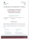 Certificate of Containment Testing – Centrifuge CR22, CR30NX, Rotor R22A4