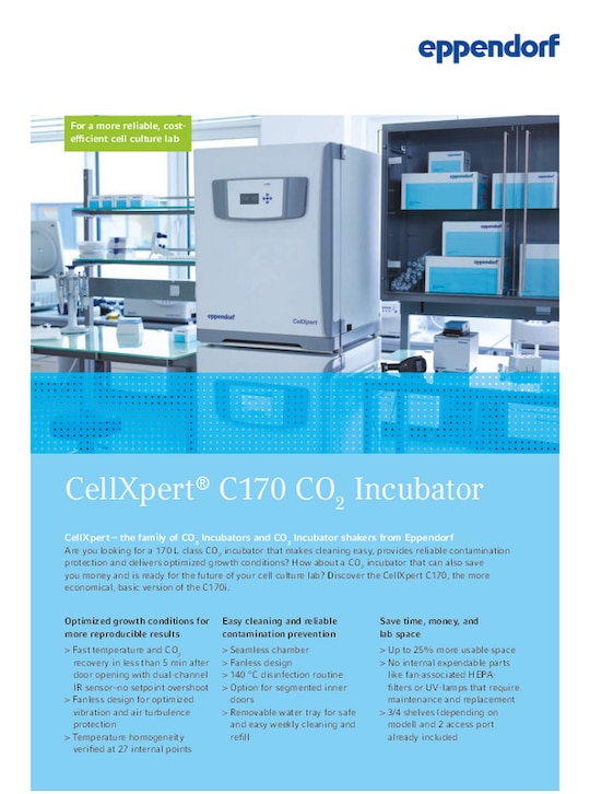 CellXpert® C170 - 細胞培養インキュベーター