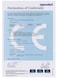 Certificate of EC Conformity Declaration – CryoCube F740h/hi/hiw