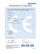 Certificate of EU Conformity Declaration – DASGIP® PHxPOxRDx(L)