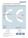 Certificat de déclaration de conformité CE – Mastercycler® X40